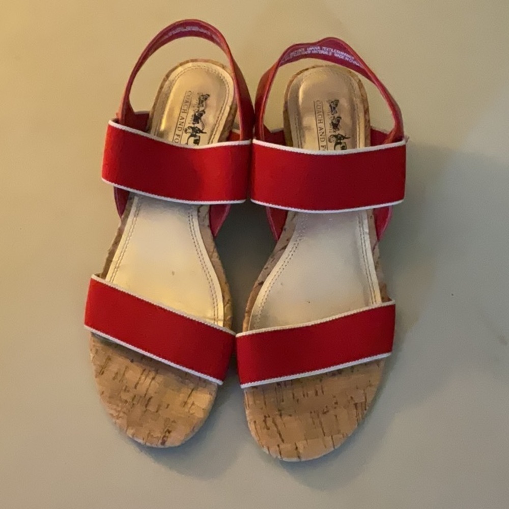 EUC woman’s COACH AND FOUR sandals